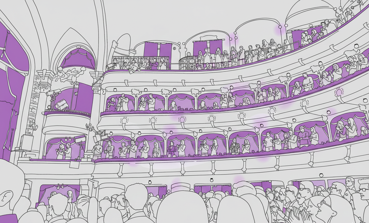 Intérieur d'un théâtre classique